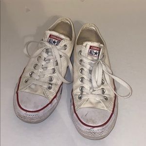 White Low Top Chuck Taylor Converse